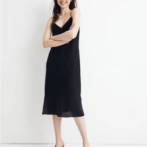 Madewell Black Midi Dress